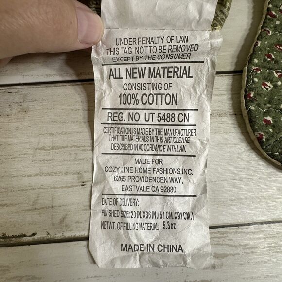 Cozy Line Home Fashions Floral Real Patchwork 2 King Sz Shams 100% Cotton 20X36 - Picture 8 of 10